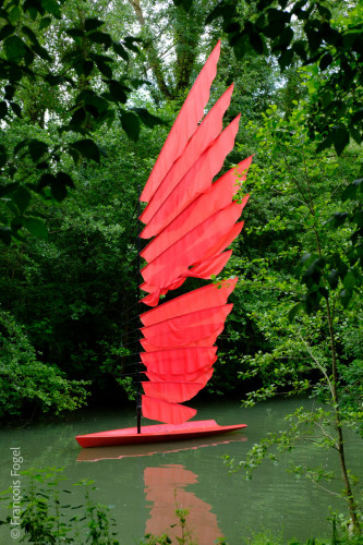 Le Moulin jaune, jardin du clown Slava